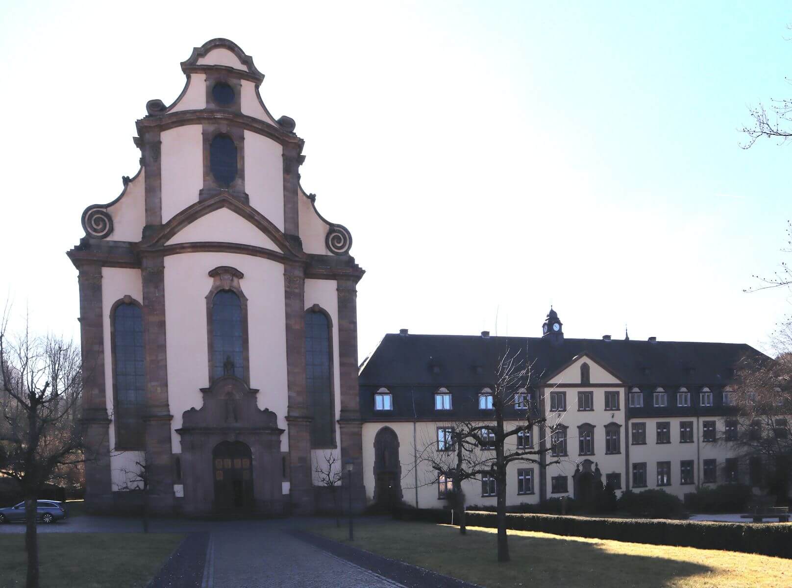 das wieder aufgebaute Kloster Himmerod