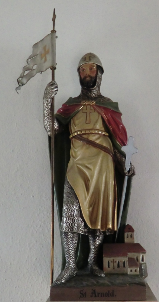 Statue in der Kirche in Hiltensweiler