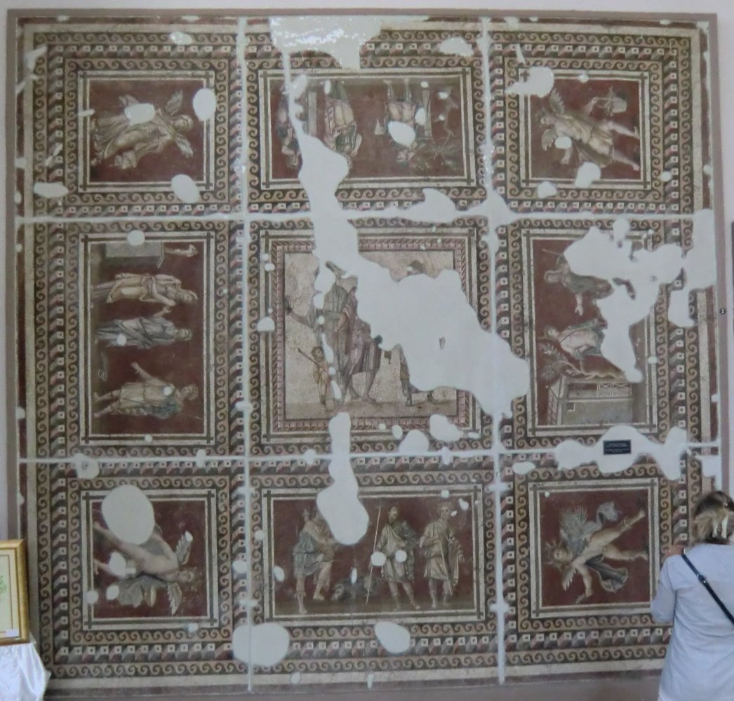 Mosaik aus Daphne, 2. Jahrhundert, im Museum in Antakya