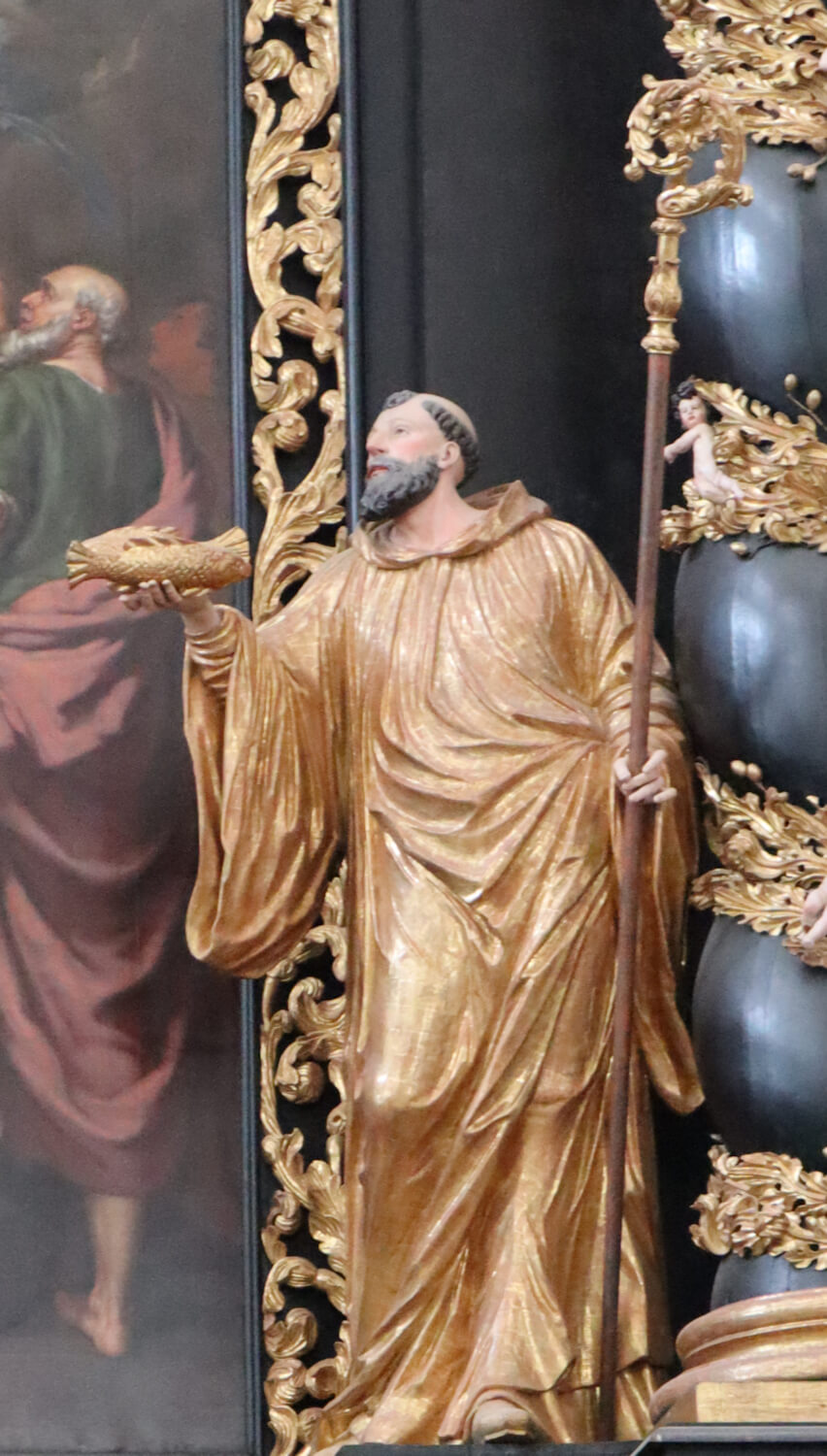 Jakob Rittinger: Statue, 1686, am Altar der Stiftskirche in Garsten