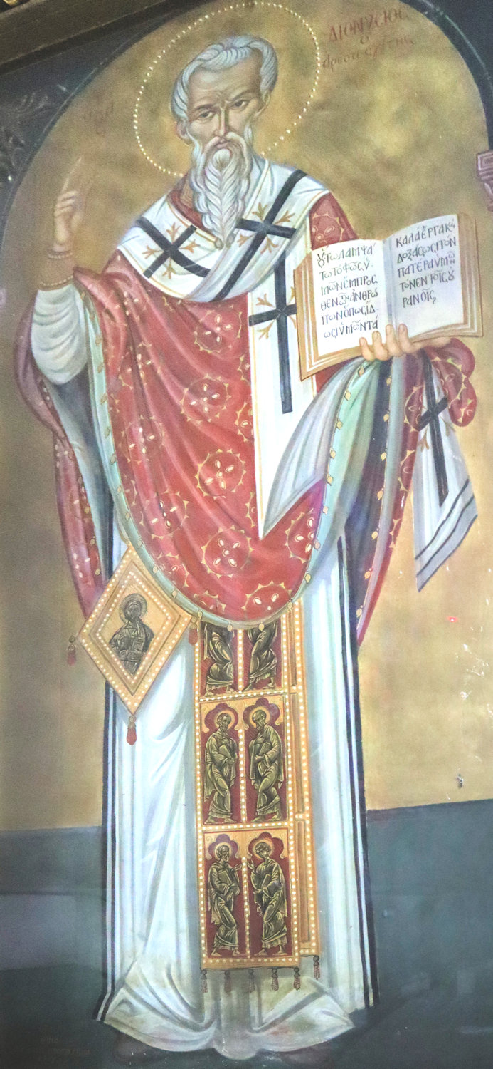 Ikone in der Dionysios von Zakynthos geweihten Kirche in Zakynthos auf Zakynthos