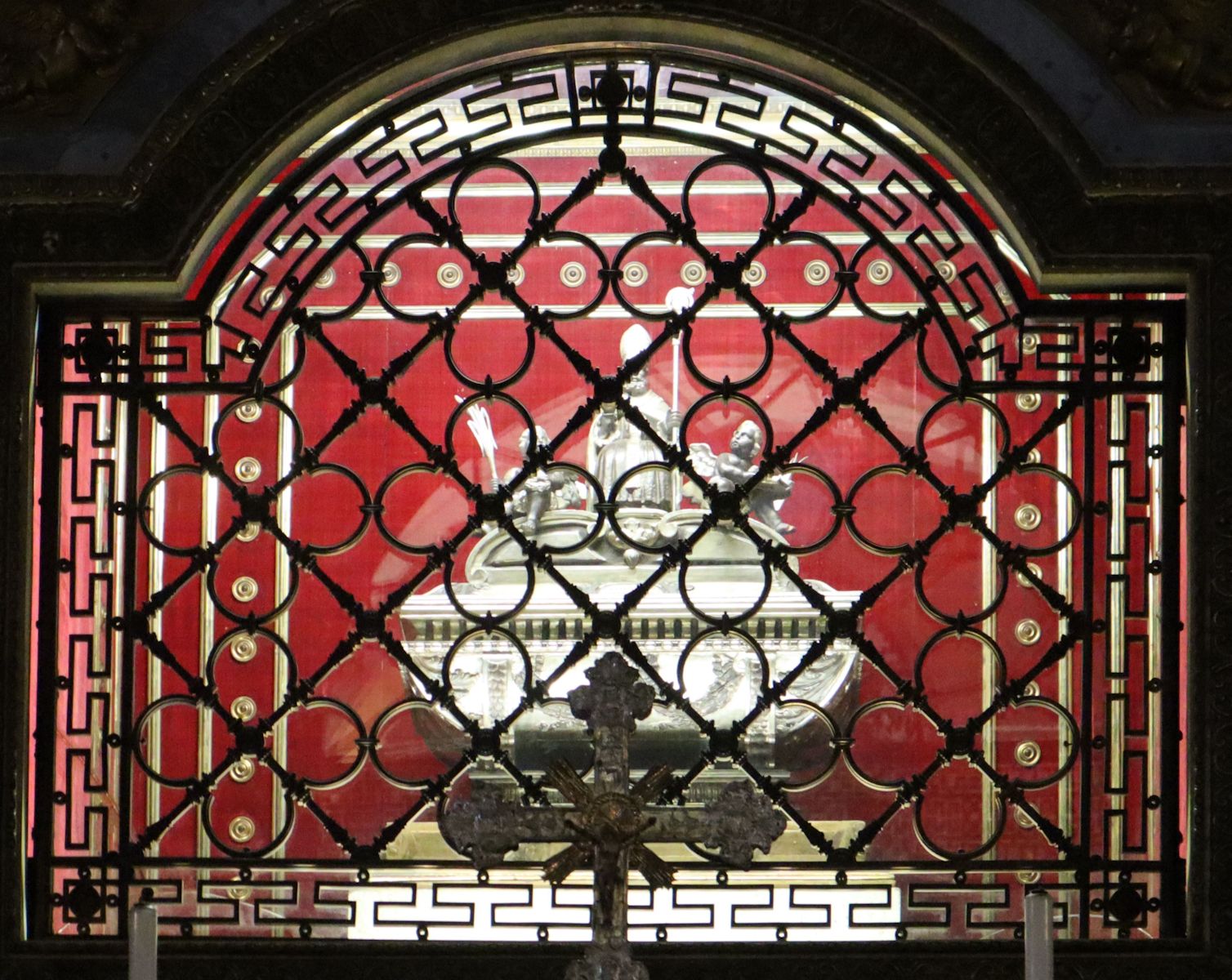 Reliquiar in der Kathedrale in Vercelli