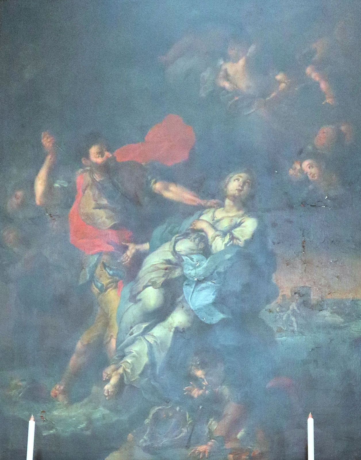 Guglielmo Borremans: Febronias Martyrium, 1730, in der Kathedrale in Catania