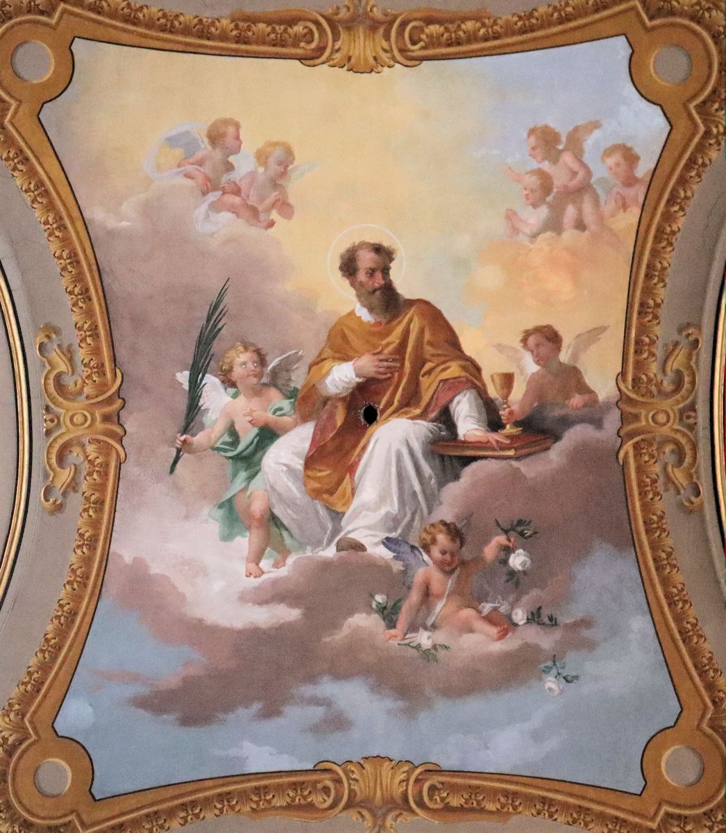 Deckenfresko im Dom in Sutri