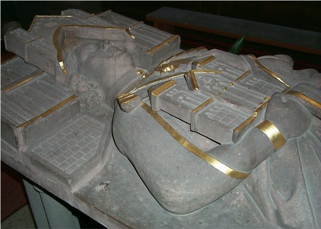 Gottfrieds im Hochchor der Klosterkirche von Ilbenstadt