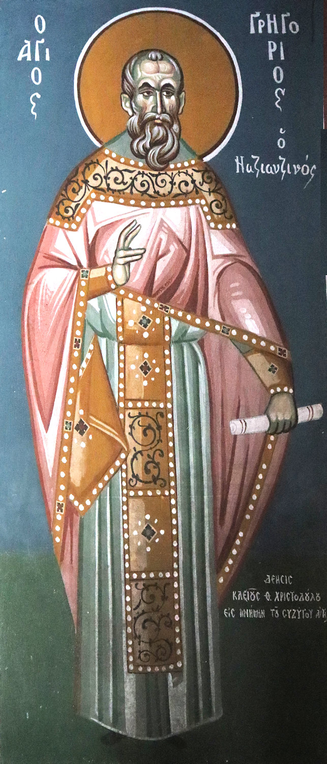 Fresko in der Metropolitankirche in Arta in Griechenland
