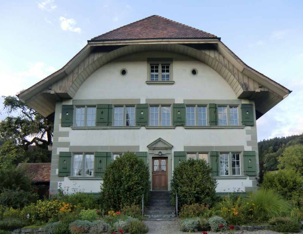 Pfarrhaus in Lützelflüh, in dem Gotthelf wohnte und wirkte