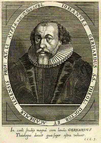 Kupferstich: Johann Gerhard, 1634