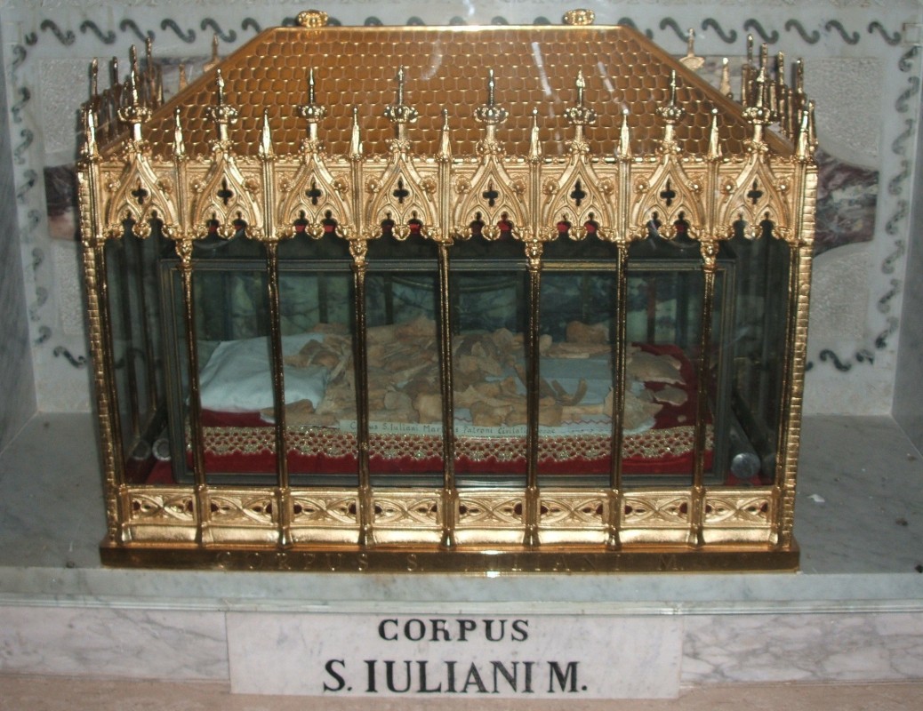 Reliquien in der Kathedrale Santa Maria Assunta in Sora