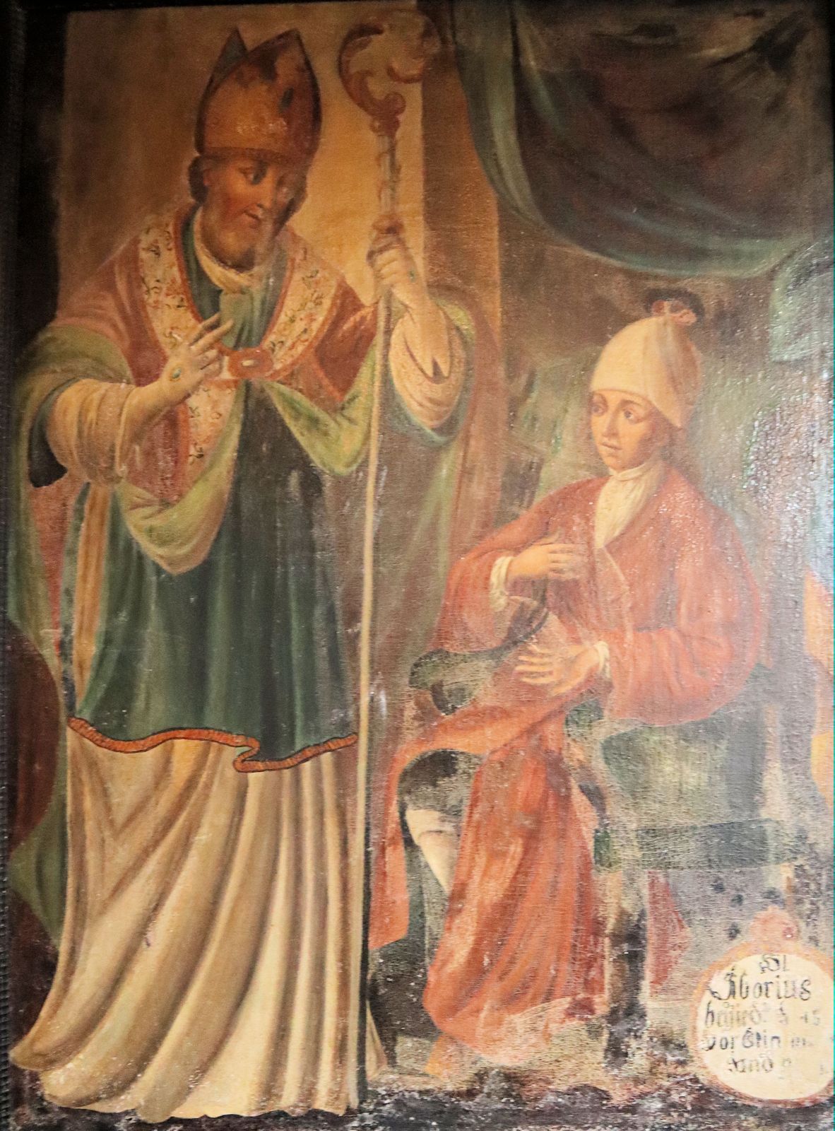 Bild in der Bergkirche St. Salvator in Mainburg bei Ingolstadt