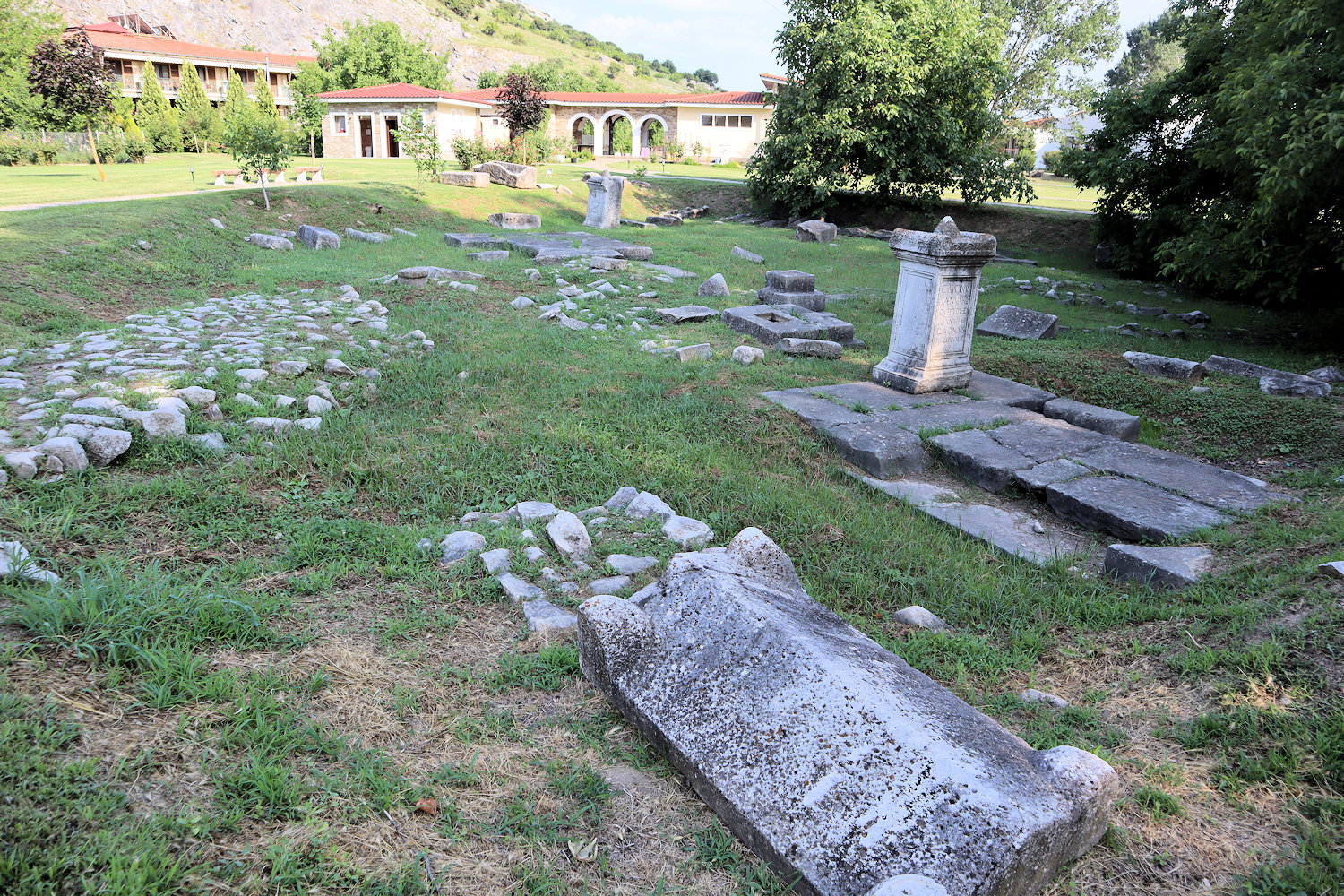 Reste der frühen Lydia-Kirche am Bach bei Philippi
