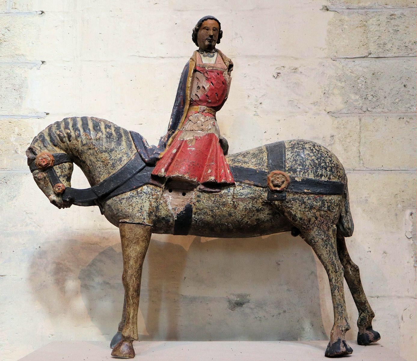 Statue, 15. Jahrhundert, in der Kathedrale in Laon