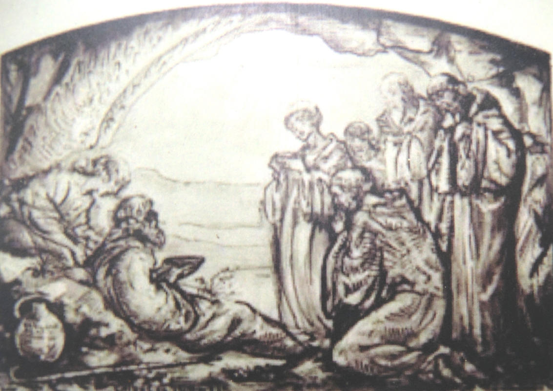 Maximus' Tod, Abbildung an der Kapelle Notre Dame de Limon</a> im heutigen Communay