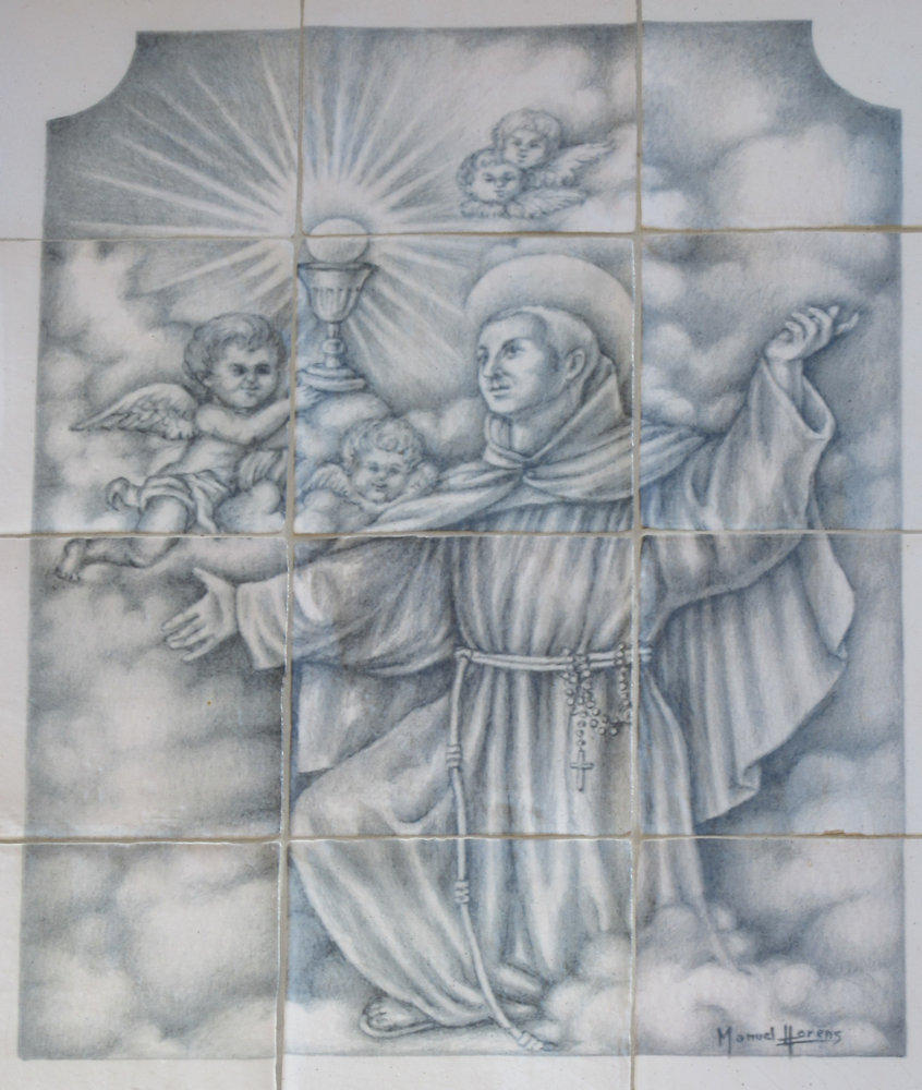 Azulejo am Santuario San Pascual Baylon in Vila-real
